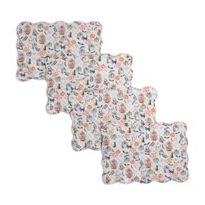 Lizzie Halloween Reversible Placemat Set of 4